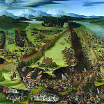 Schlacht bei Pavia: Karl V. besiegt am 24.2.1525 seinen Gegner Franz I.